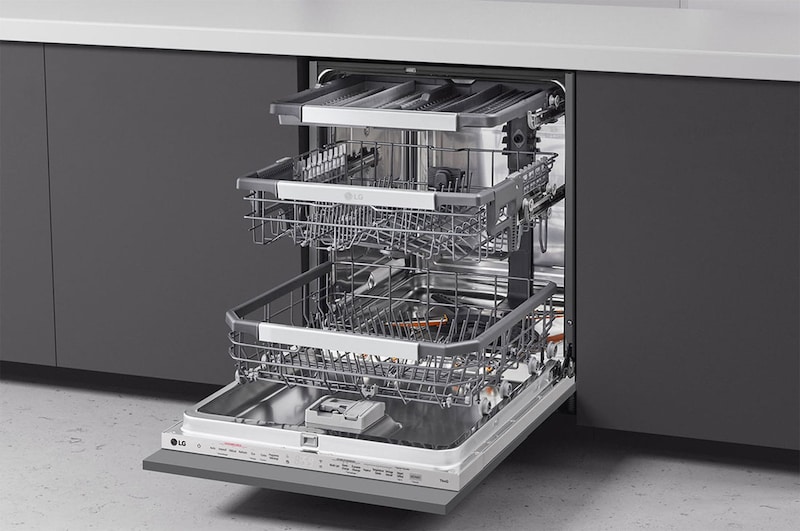 Foto lavastoviglie DB475TXS aperta